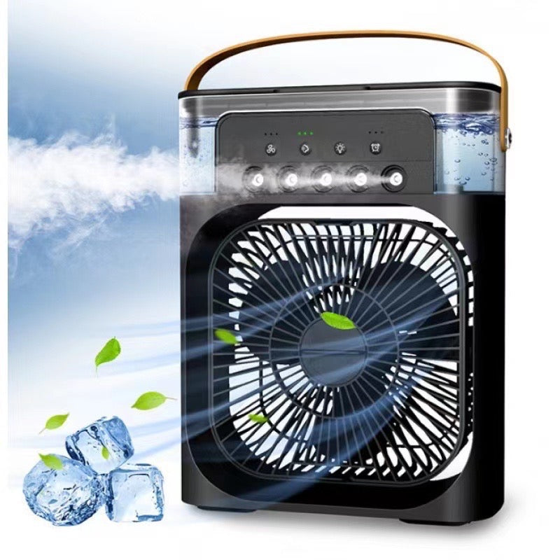 Compact 3-in-1 Air Cooler - Fast Mini AC | Humidifier | LED Light