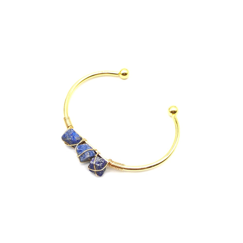 Artisan Gemstone Woven Bracelets Plated