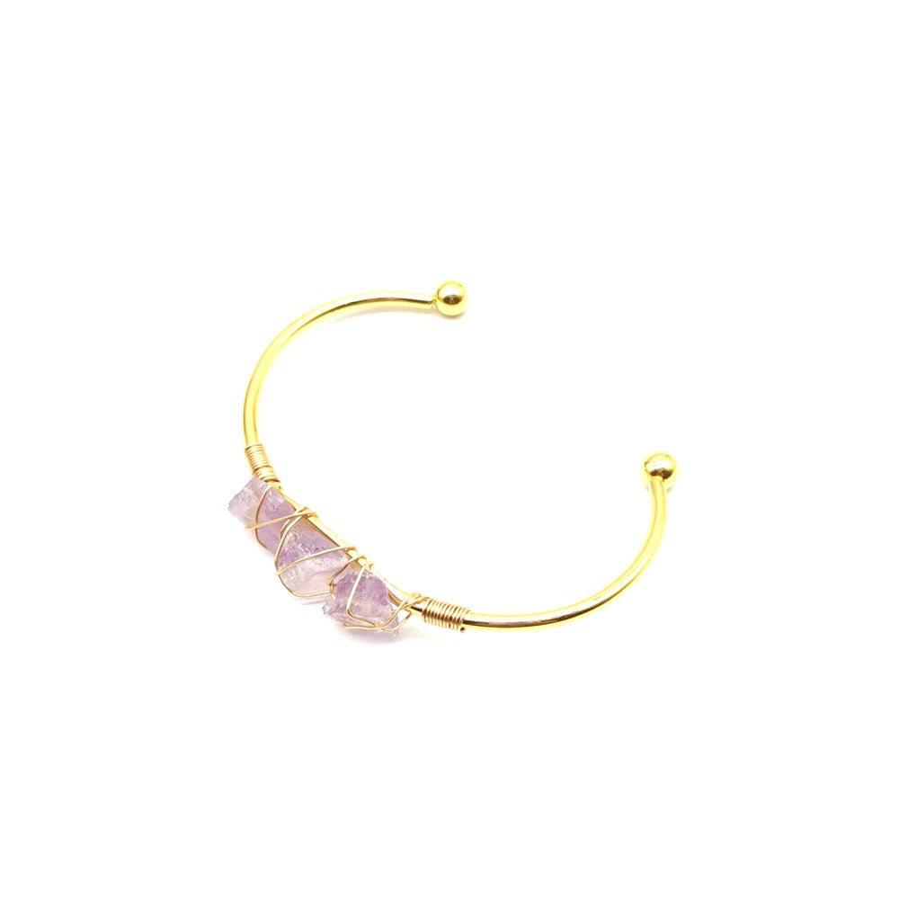 Artisan Gemstone Woven Bracelets Plated
