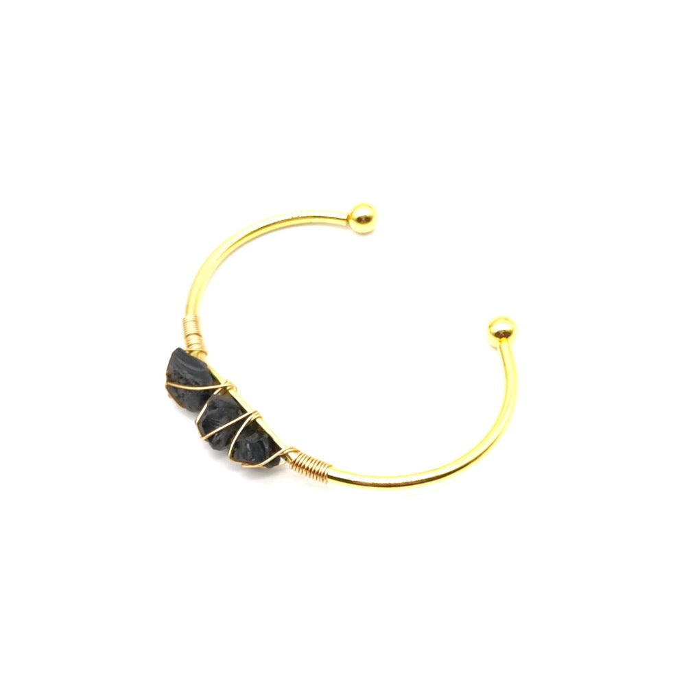 Artisan Gemstone Woven Bracelets Plated
