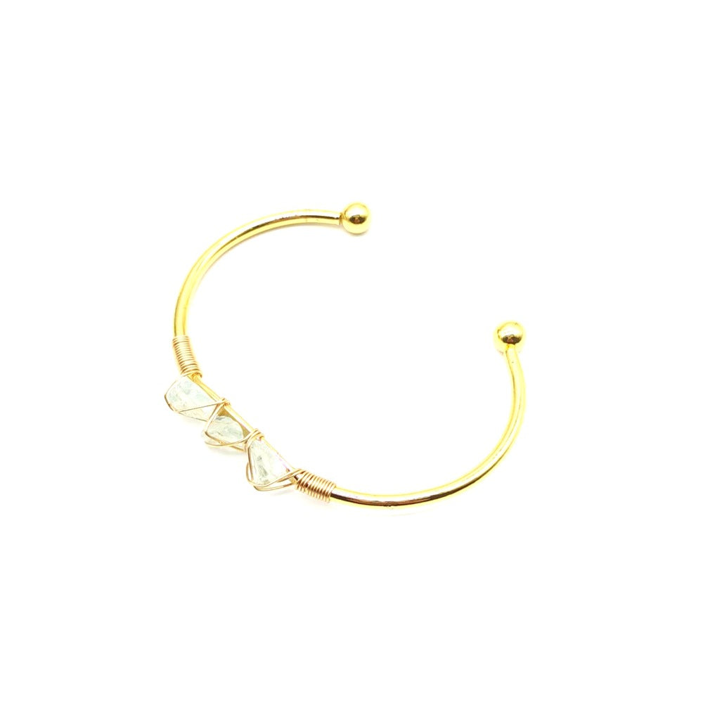 Artisan Gemstone Woven Bracelets Plated